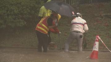 黃色暴雨警告早上生效期間 多區雨勢頗大