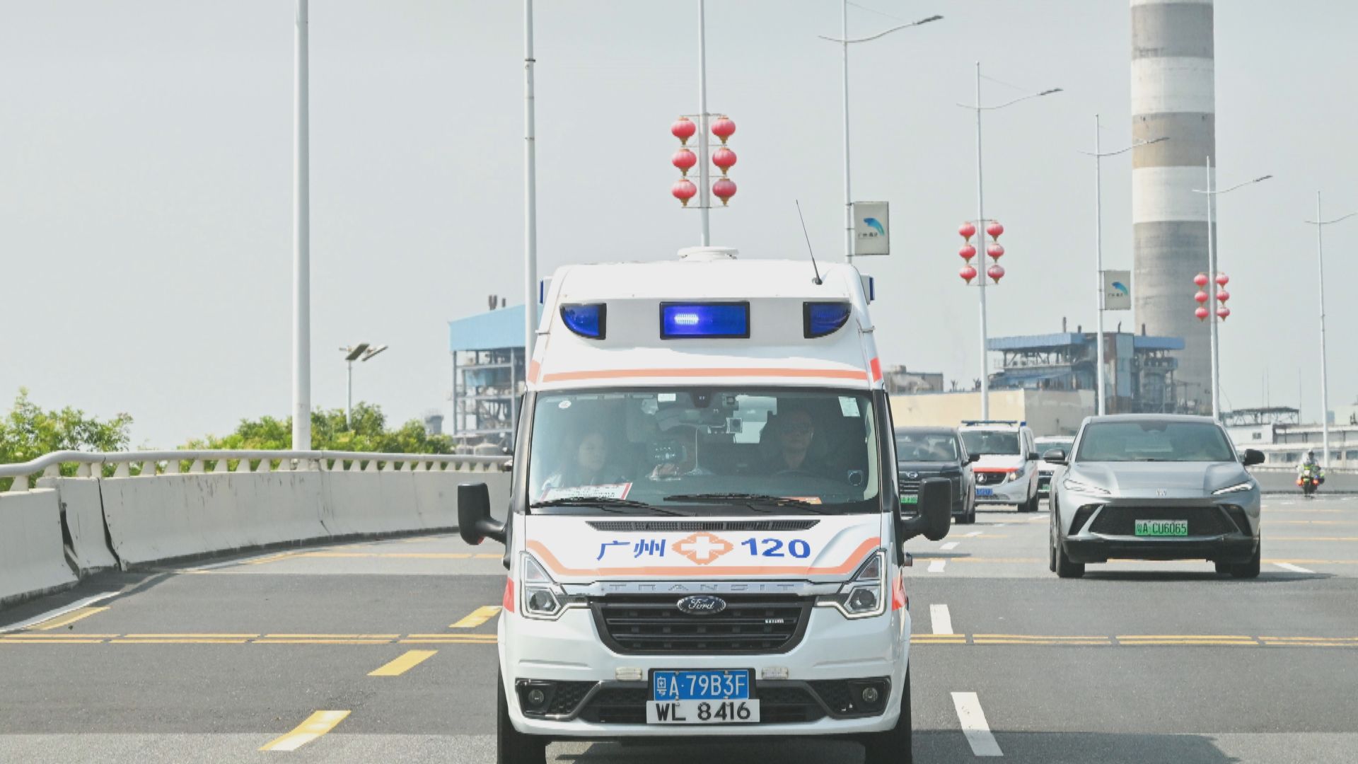 跨境直通救護車試行計劃　本港與南沙演練