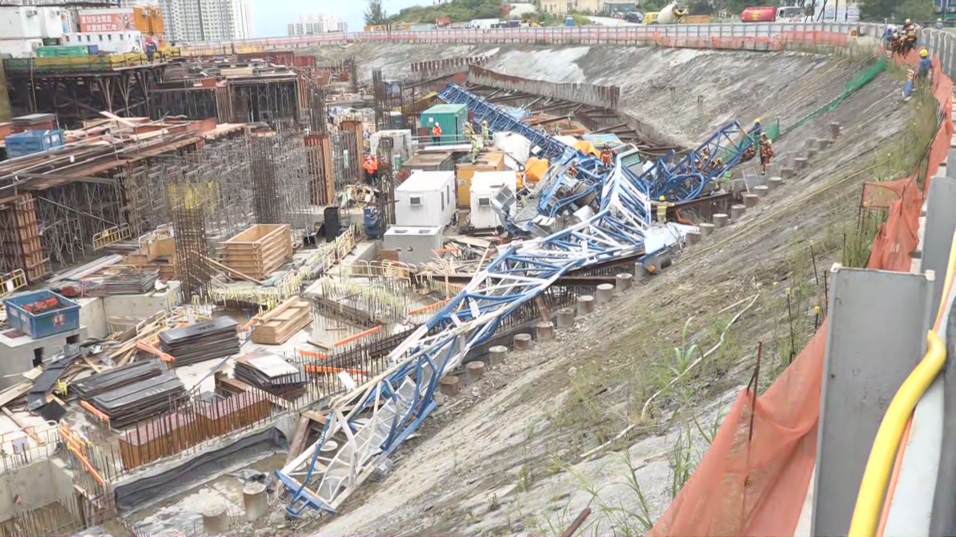 去年安達臣道天秤倒塌事故 屋宇署檢控承建商