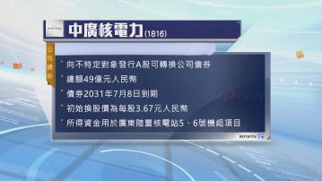 中廣核電力發49億人民幣A股可轉換公司債券