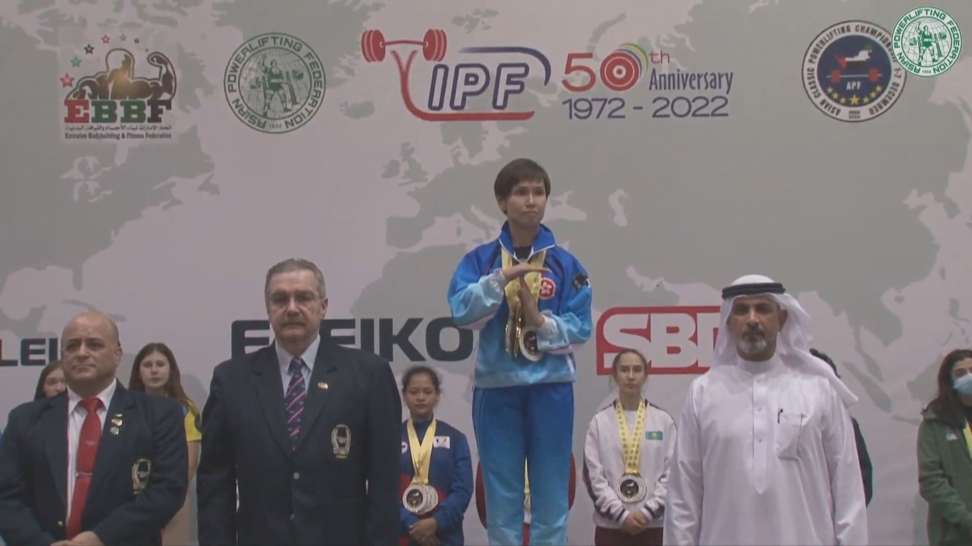 播錯國歌　港協向舉重健力總會發口頭警告