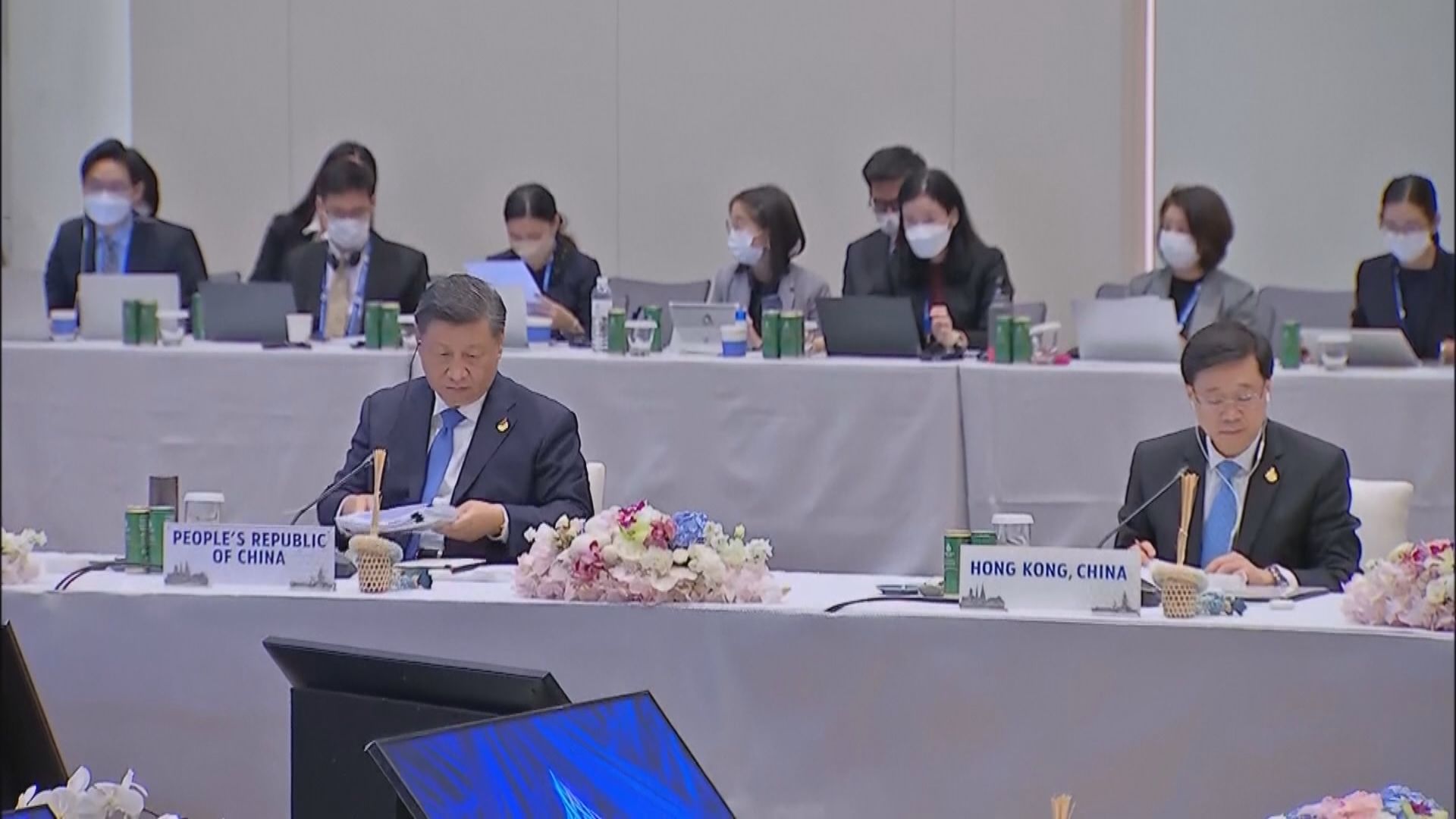 APEC會議第二日　習近平應約同賀錦麗簡短交談