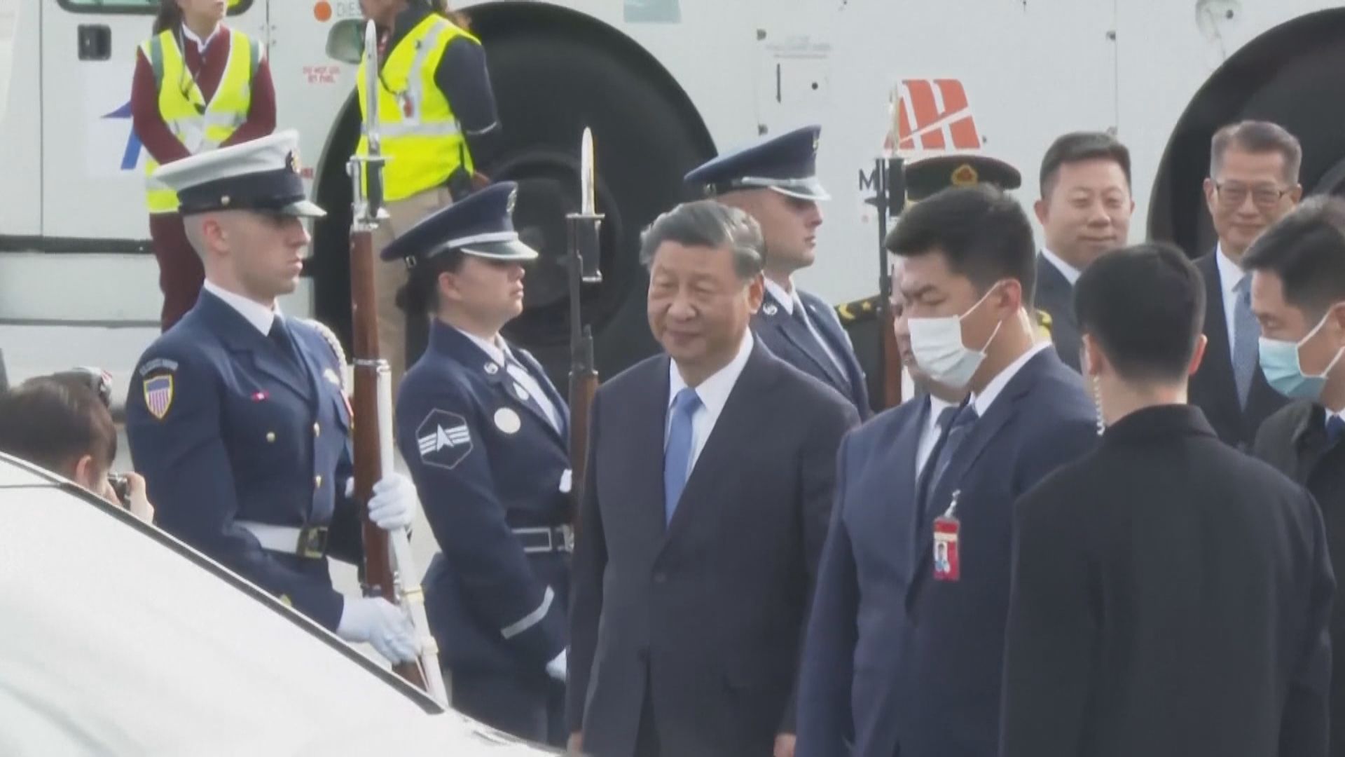 習近平抵達三藩市 準備與拜登會晤及出席APEC會議