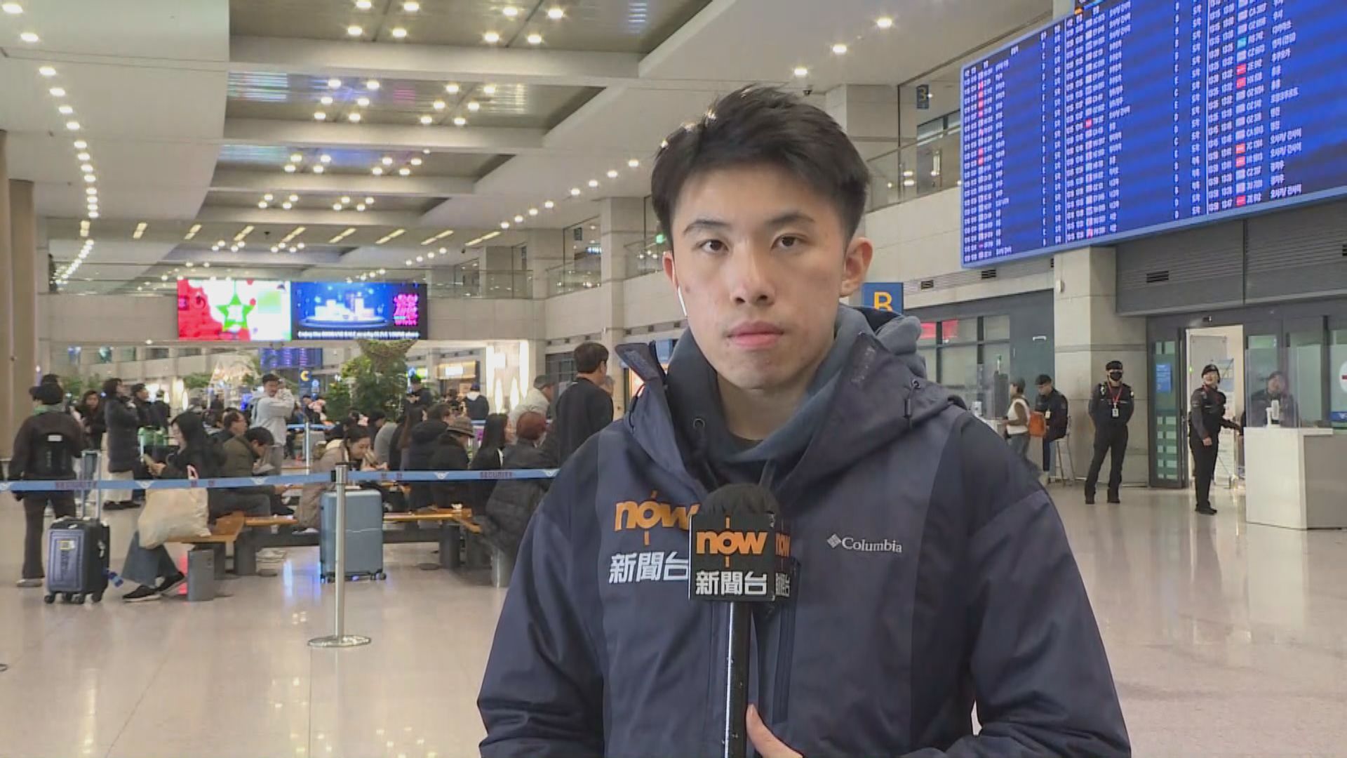 【記者南韓直擊】仁川機場秩序良好　未見軍隊及警方人員戒備