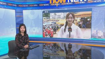 【記者直擊】市民擠滿赤柱正灘睹龍舟決賽 氣氛高漲