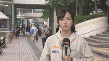 中環直擊｜三號強風信號下　仍見市民跑步釣魚做運動