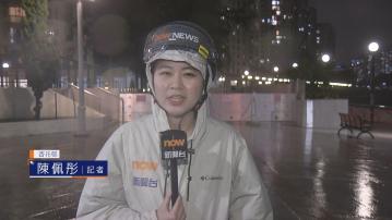 【記者直擊】天文台改發八號信號　杏花邨風勢猛烈