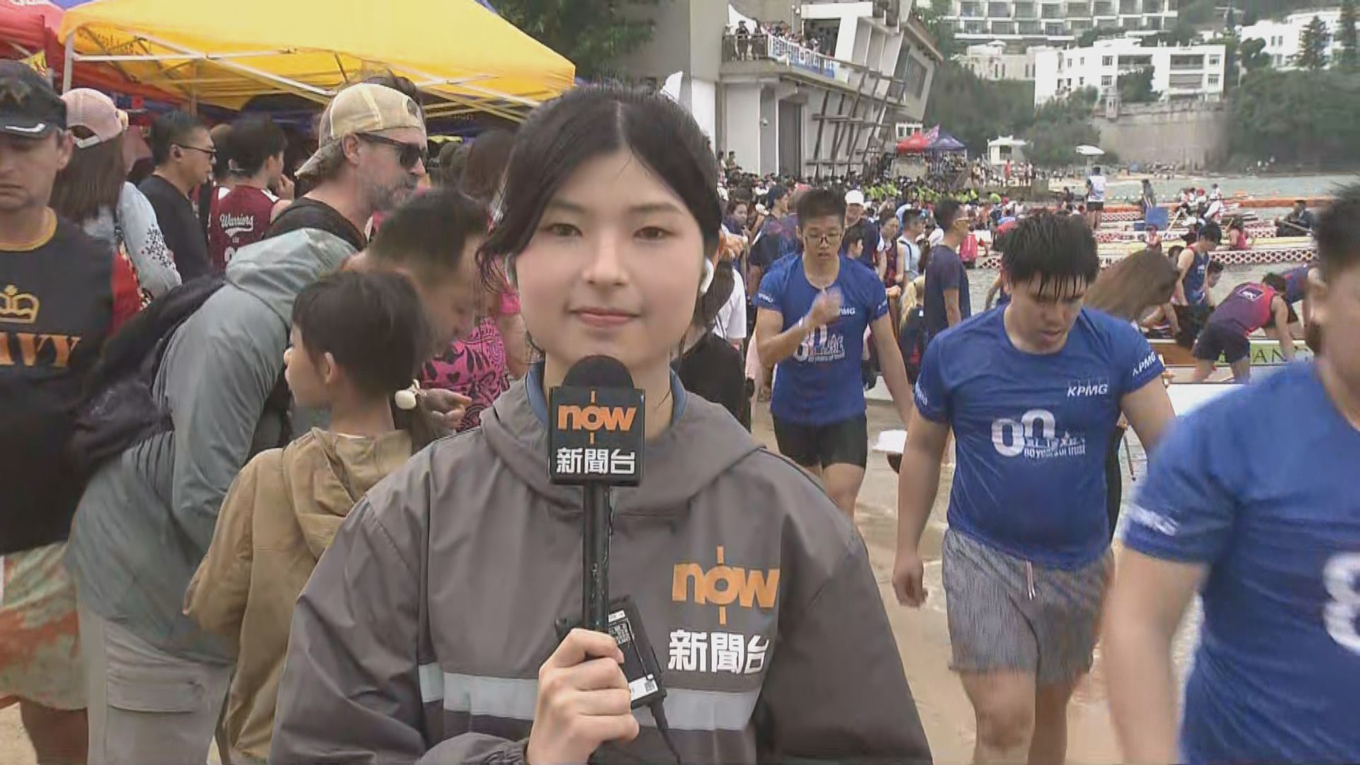 記者直擊｜赤柱有微雨兼風浪較大　龍舟選手稱舒服適合比賽