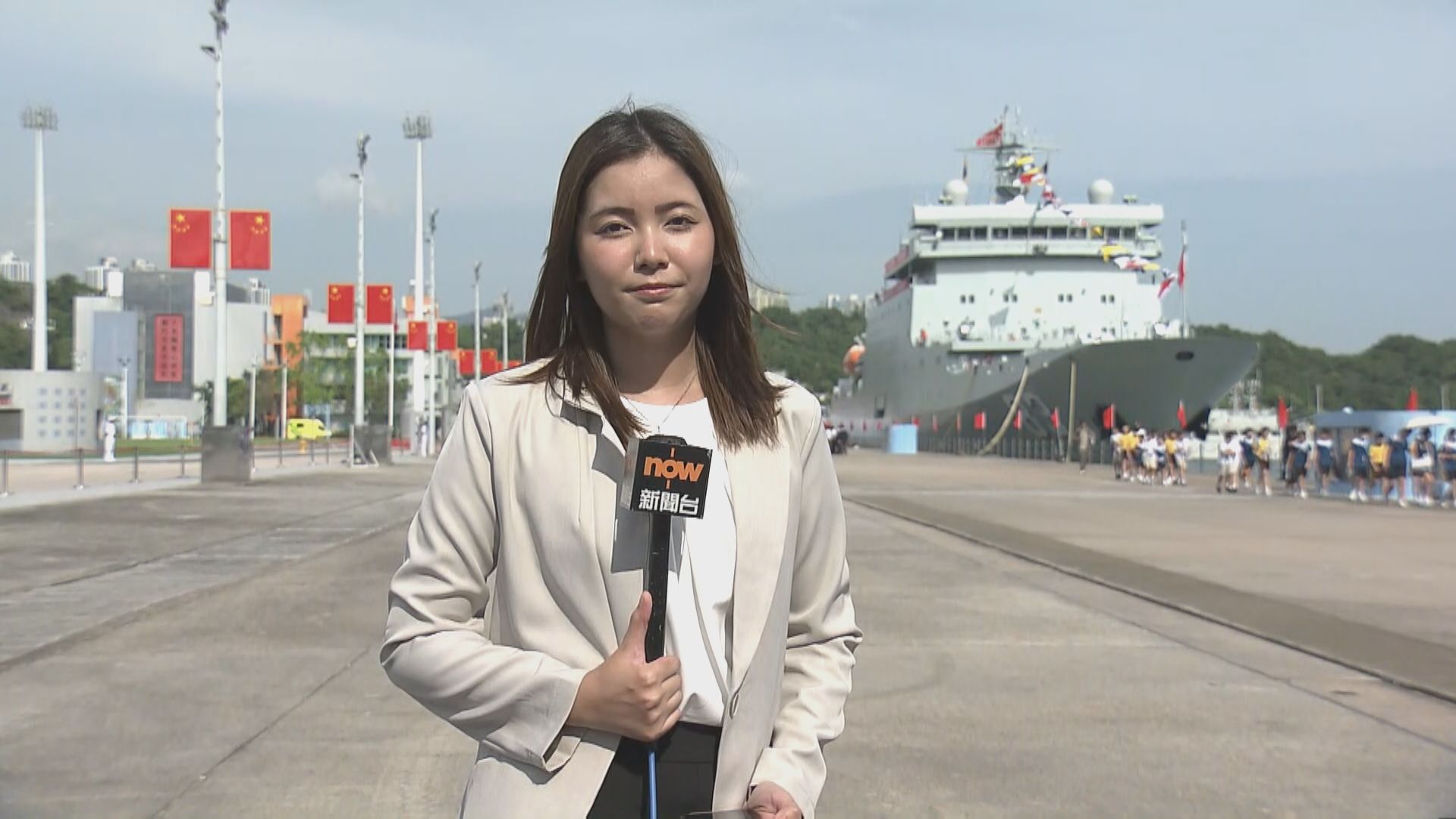 昂船洲軍營直擊｜傳媒與中小學生獲安排優先登艦參觀