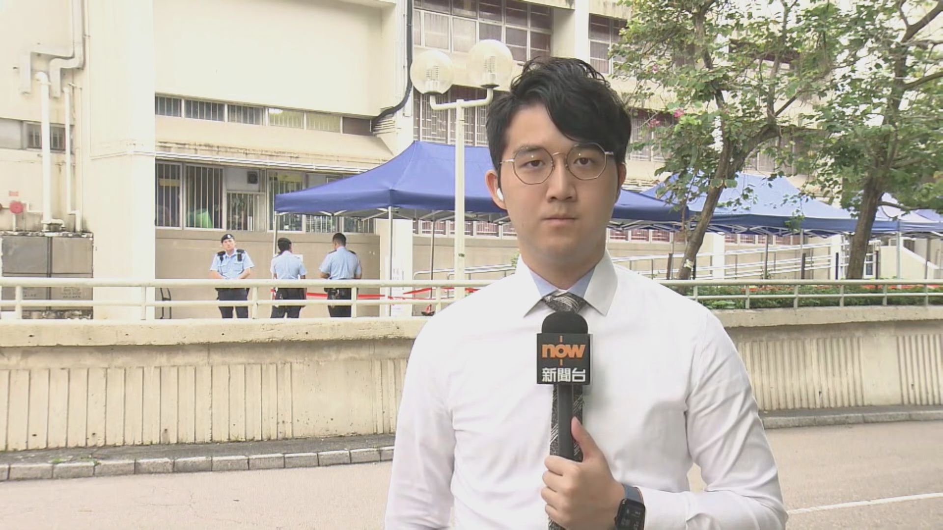 現場直擊｜放宏昌閣及宏仁閣今上樓收拾　卓永興與鄧炳強等到場視察