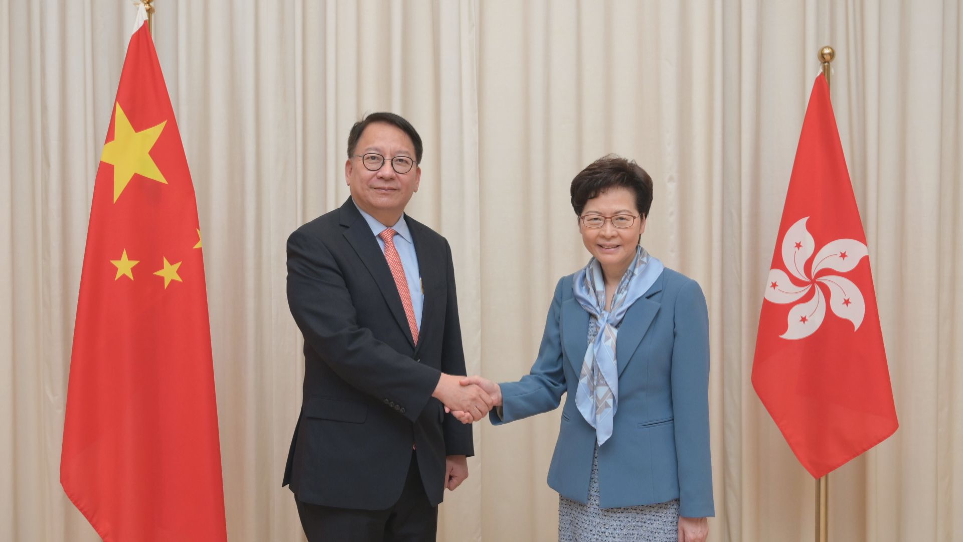 林鄭：深信陳國基有能力兼任港區國安委秘書長