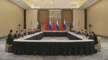 【最新片段】習近平在哈薩克會見普京