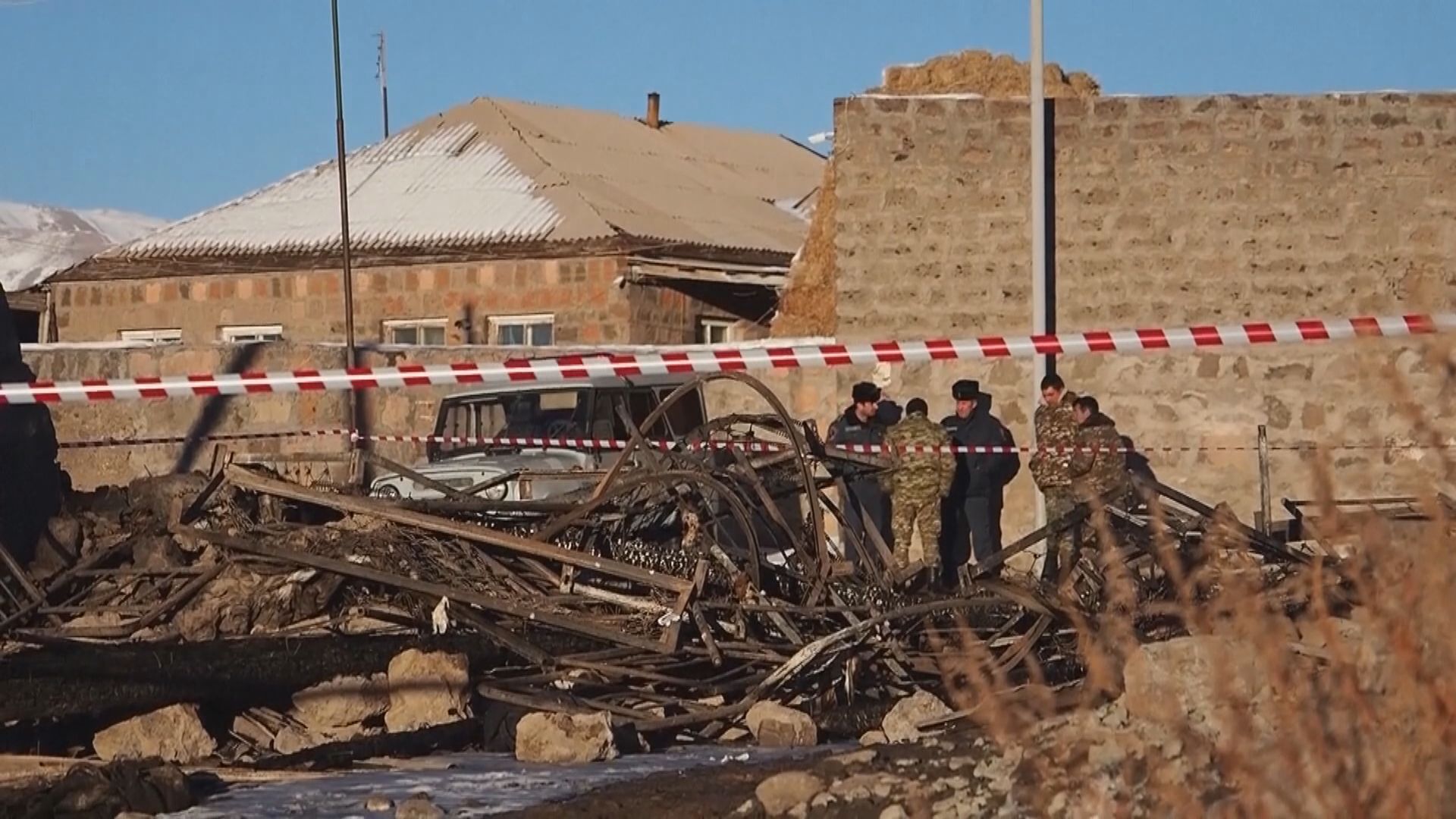 亞美尼亞軍營大火釀十五死