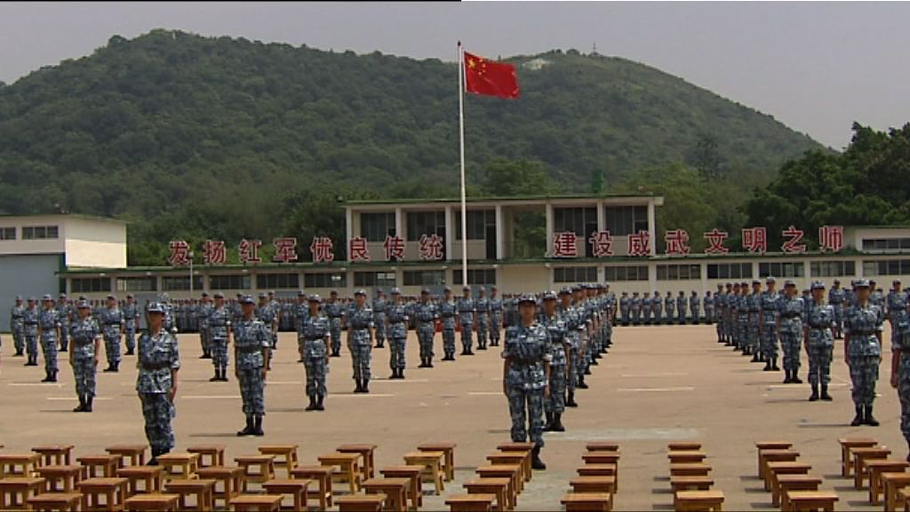 中學生赴軍事營15日訓練紀律