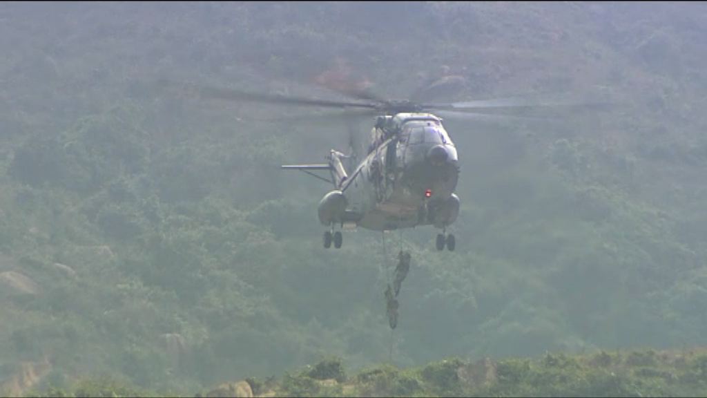 駐港部隊軍演　逾500人到場觀摩
