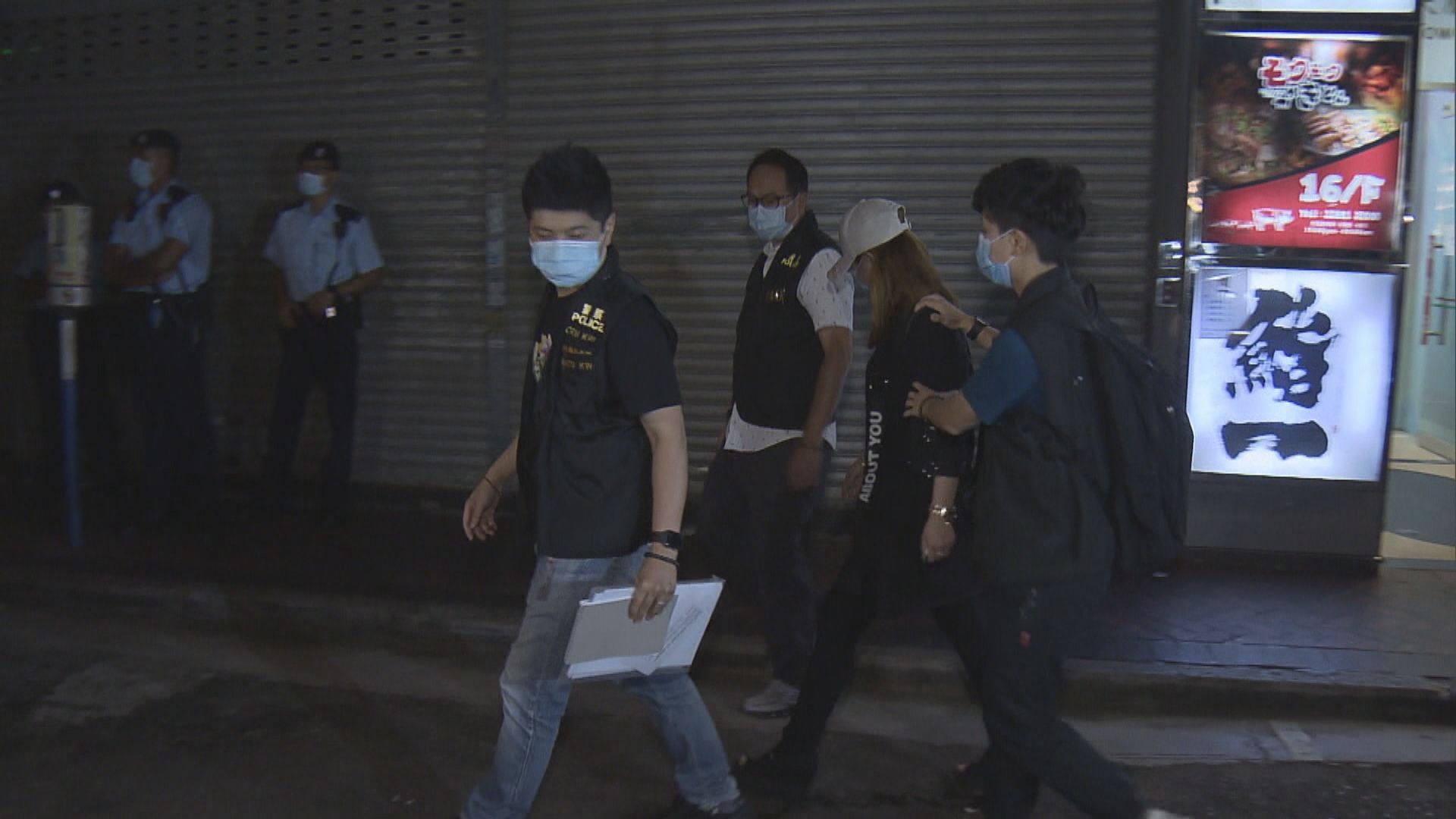 警方屯門及尖沙咀反罪惡行動拘四十六男女