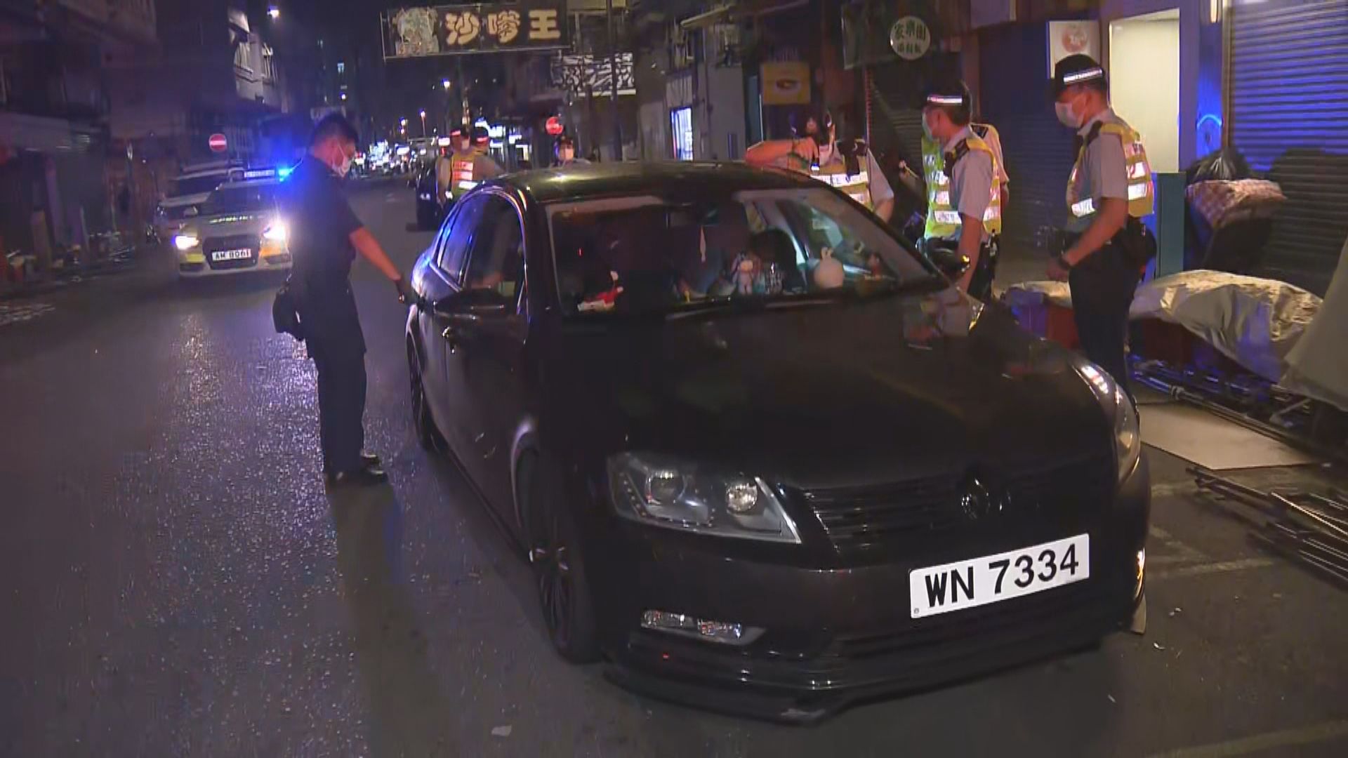 何文田私家車避警追截　司機棄車逃逸