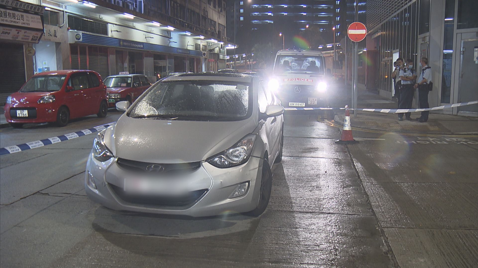 警方旺角截可疑車檢毒品拘兩漢