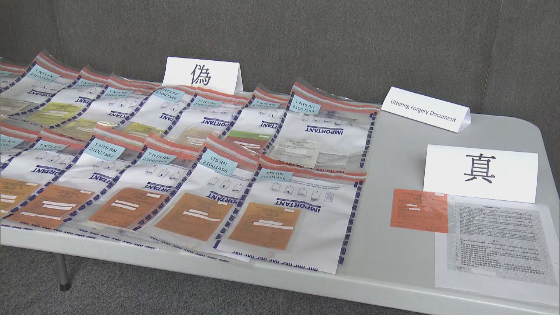 十六人涉行使偽冒大嶼山封閉道路許可證被捕