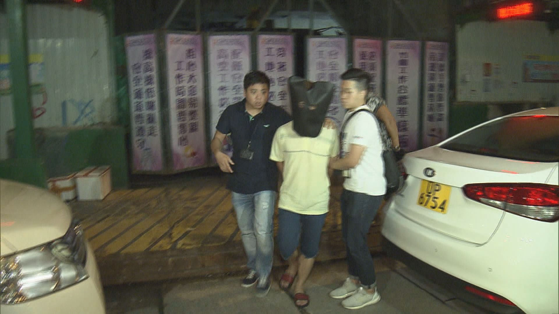 警深水埗拘一漢涉剪刀傷四人