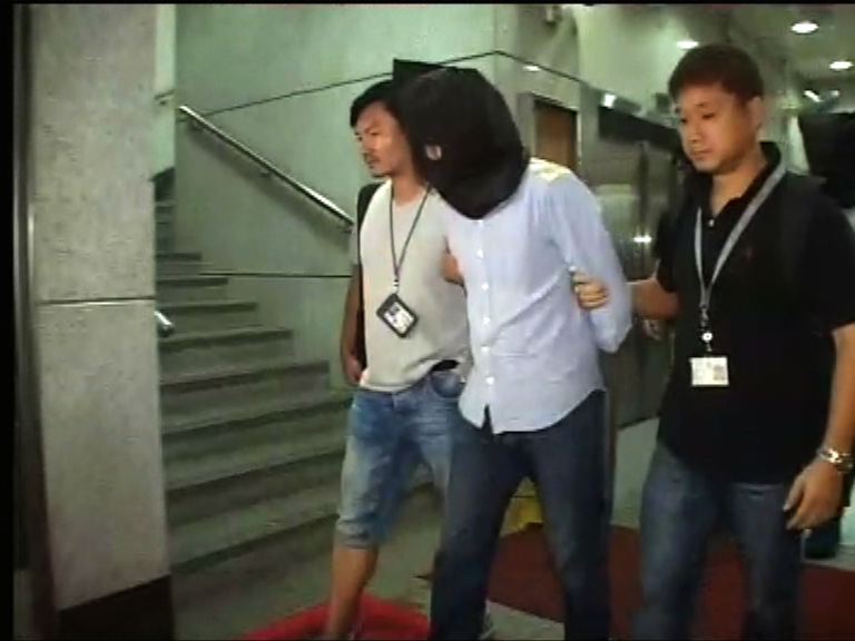 兩男子涉串謀刑毀及刑恐被捕