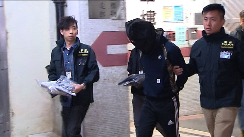 警方拘5青年涉藍田傷人案