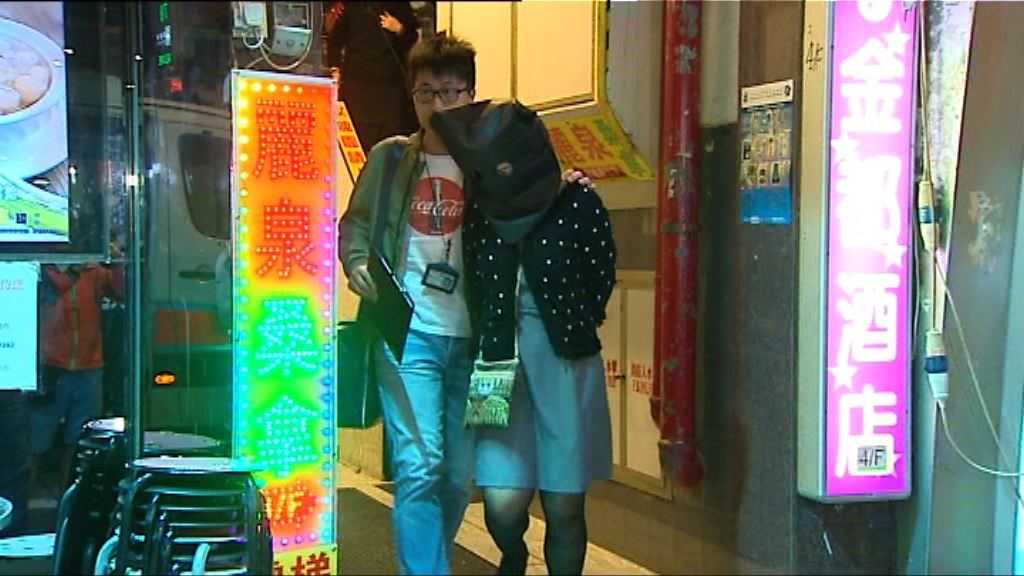 警方旺角掃黃拘兩女