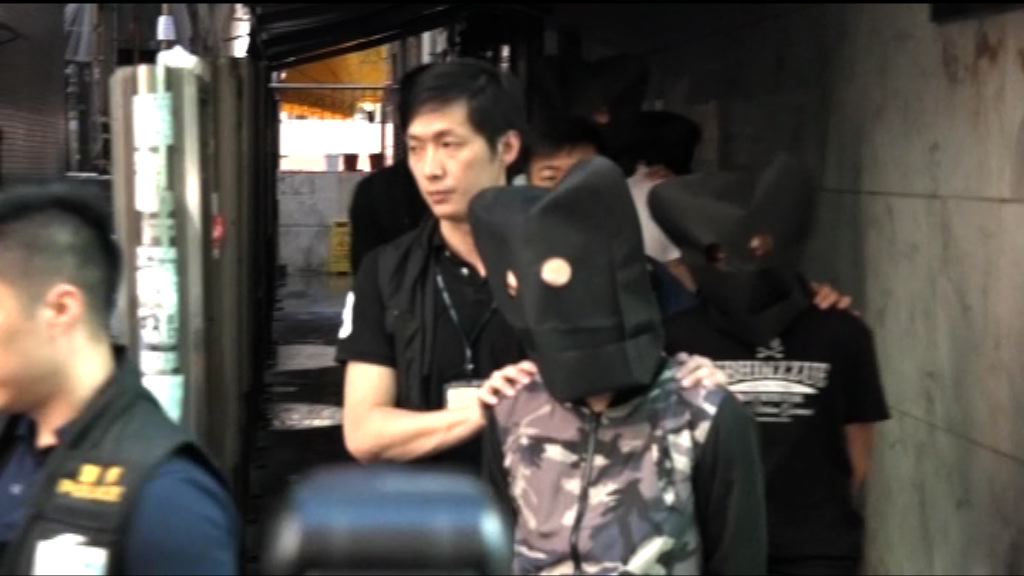警方破尖沙咀黑幫武器庫拘四人