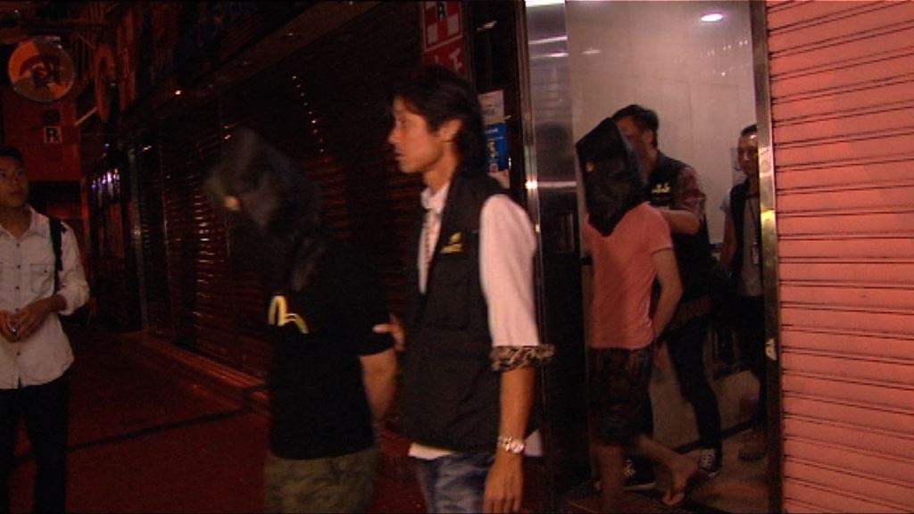 警方拘18人涉販毒及非法賭博