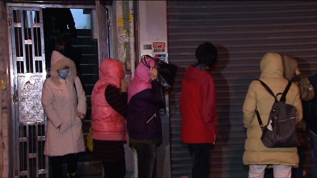 警方元朗大規模反黑拘185人