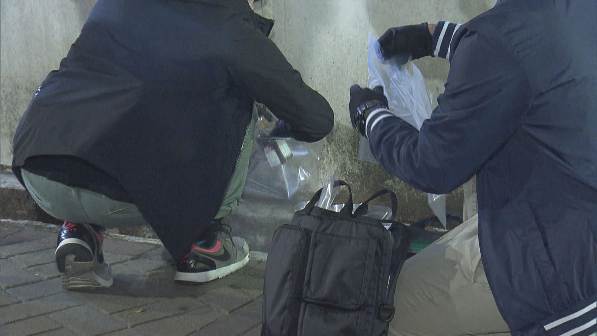 上水警察宿舍遭投擲汽油彈縱火