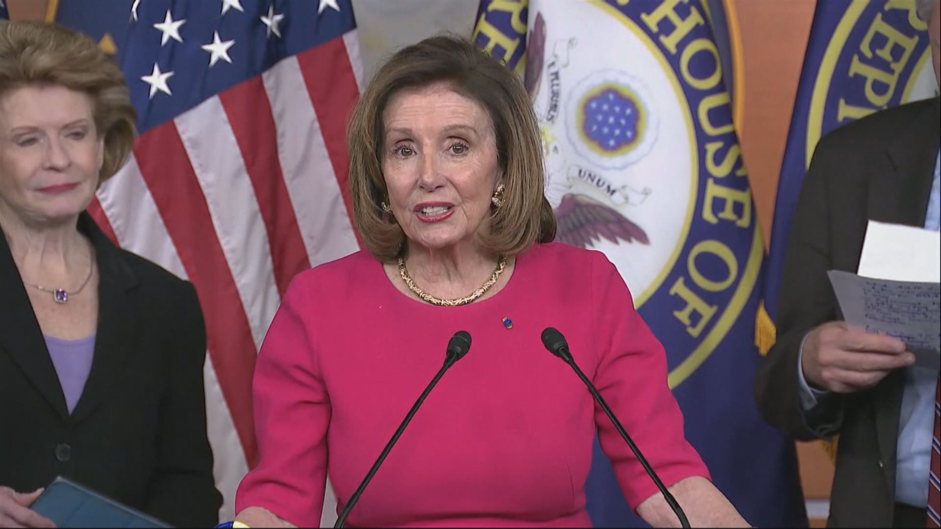 報道指佩洛西晚上抵台訪問　美國指北京似乎準備進一步行動