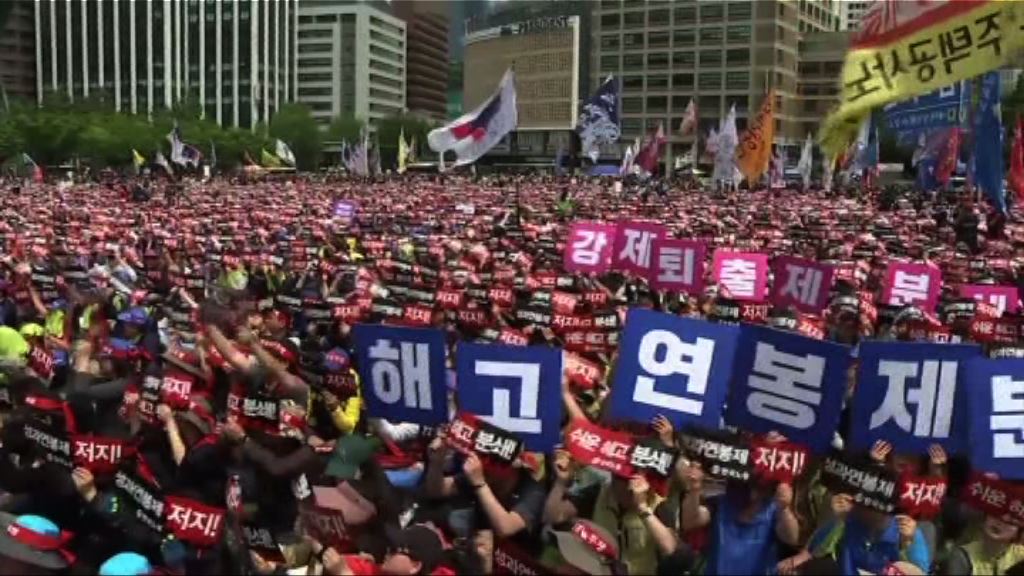 亞洲多地民眾參與勞動節遊行集會