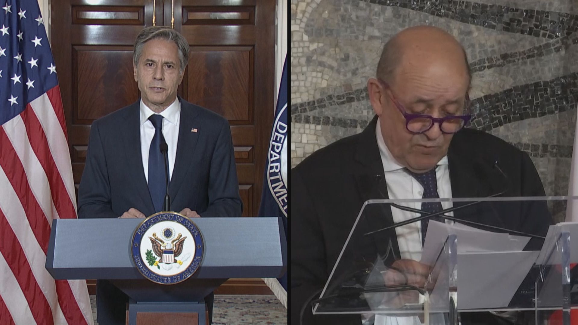 勒德里昂晤布林肯稱重建關係需要時間和行動