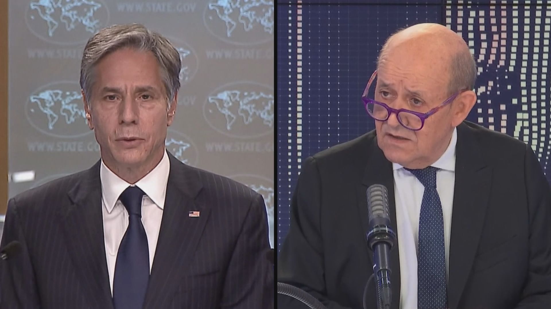 勒德里昂晤布林肯稱重建關係需要時間和行動