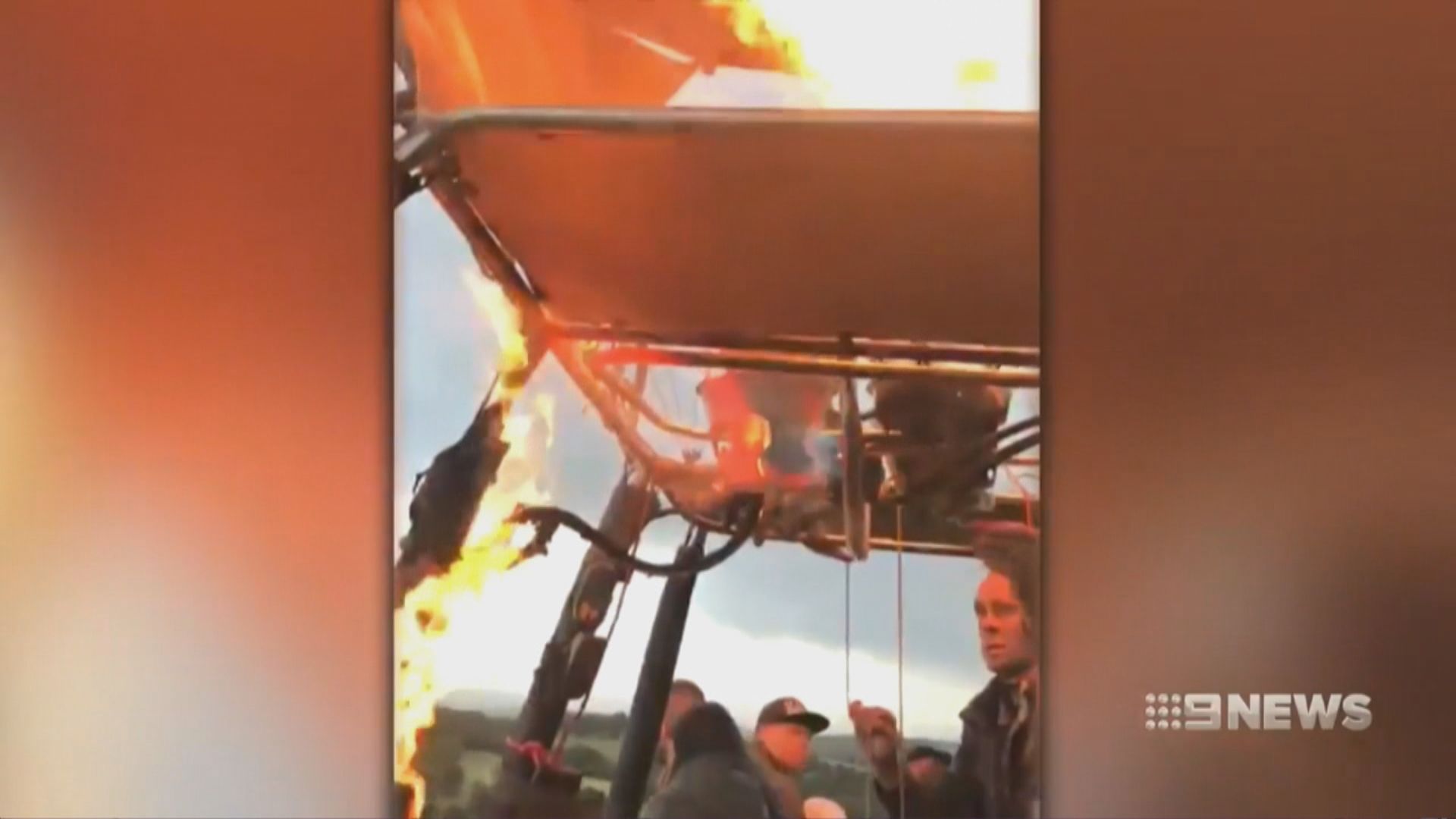 澳洲熱氣球飛行期間起火　一人傷