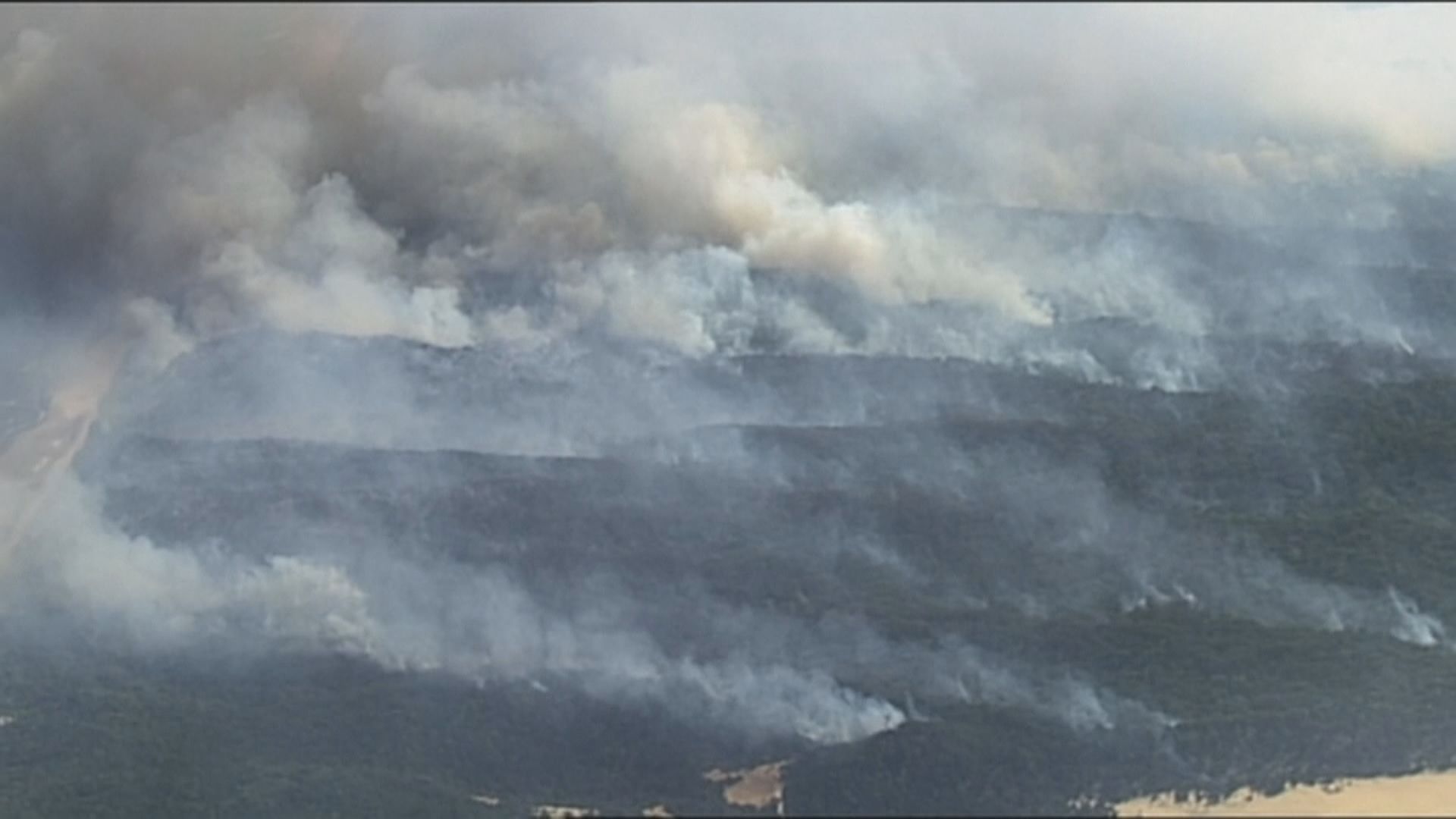 澳洲弗雷澤島山火達緊急警戒級別