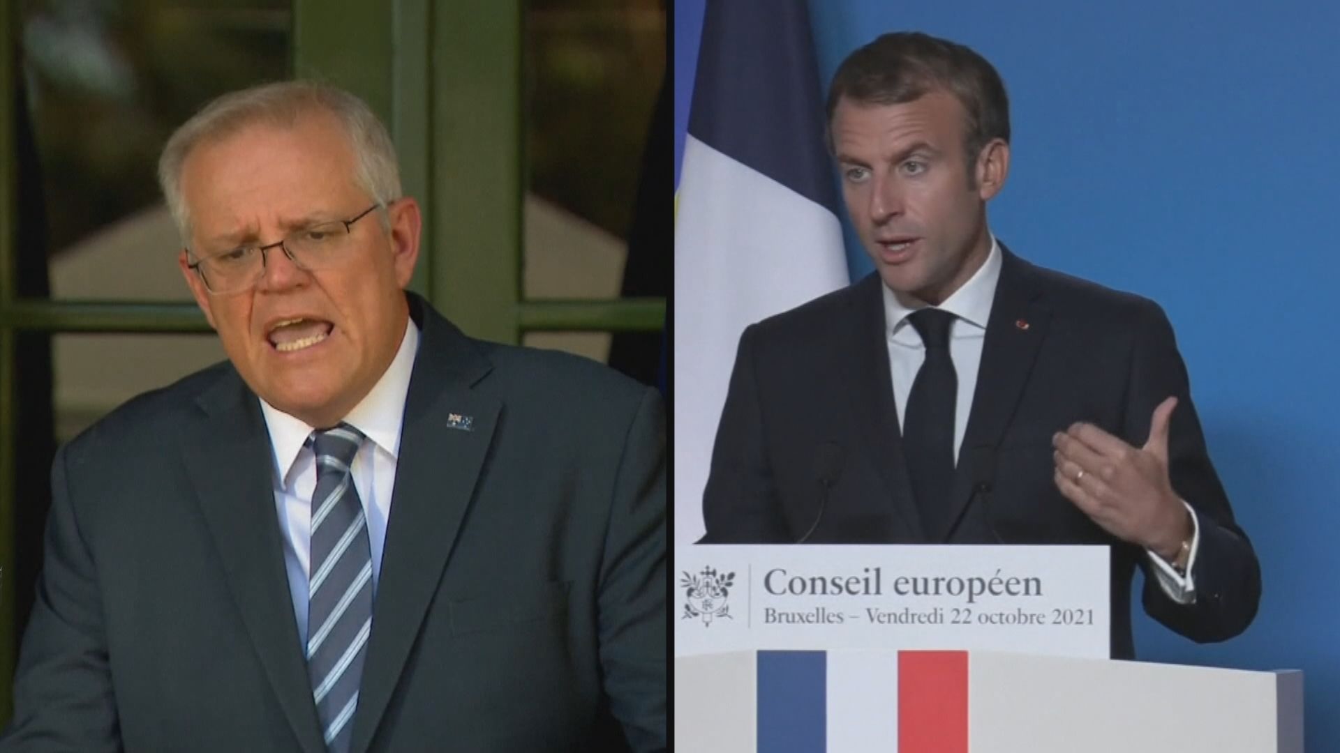 法澳領導人潛艇風波後首次通電話