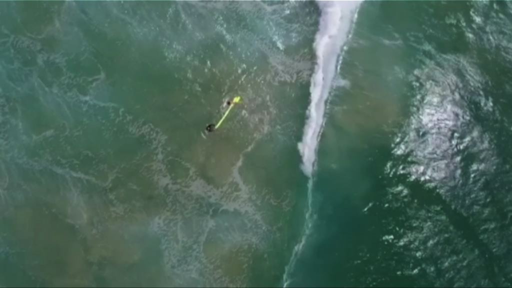 無人機助救起澳洲兩遇溺青年