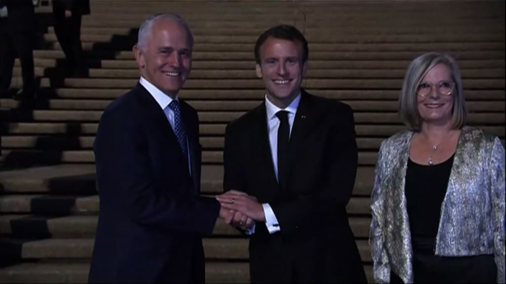 馬克龍願與澳洲聯手制衡中國