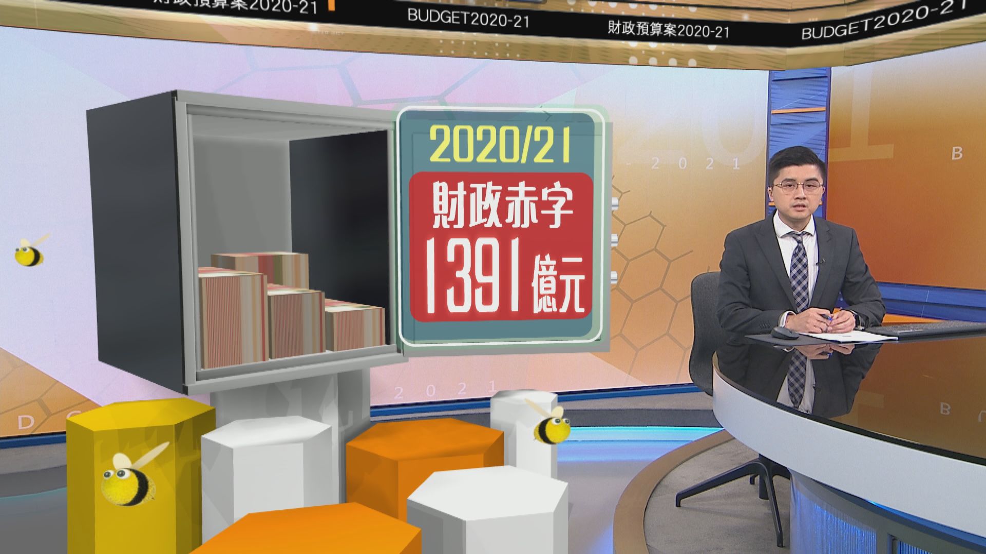 【預算案】新一年赤字創新高　料達1391億