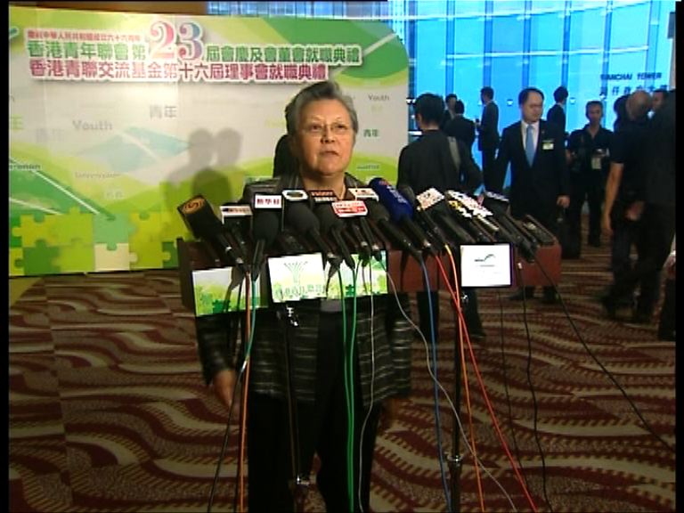 范徐麗泰：張曉明沒指特首如皇帝