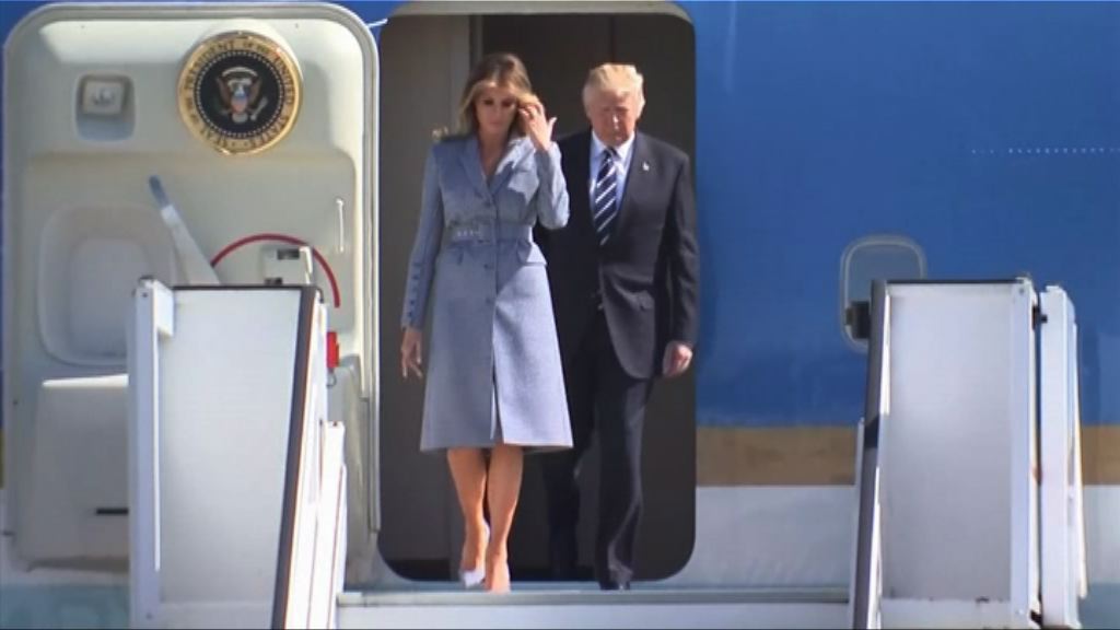 比利時有反特朗普及反北約示威