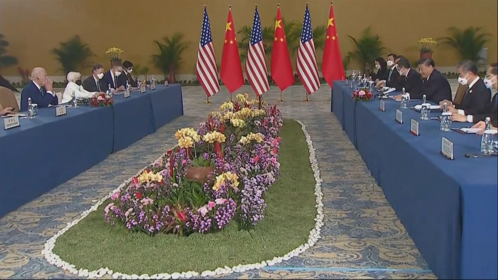 習近平與拜登首次以元首身份面對面會談