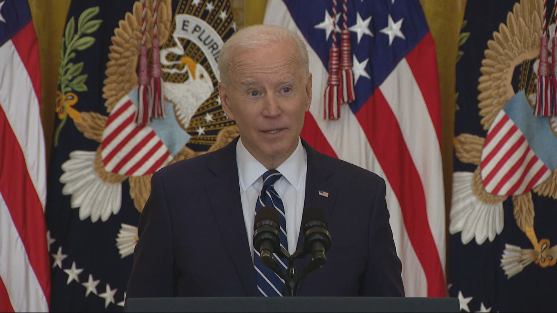 拜登稱美國將續就香港及新疆等問題發聲