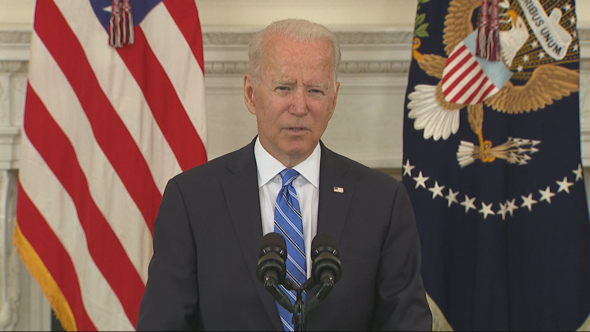 拜登：美國高通脹是暫時性