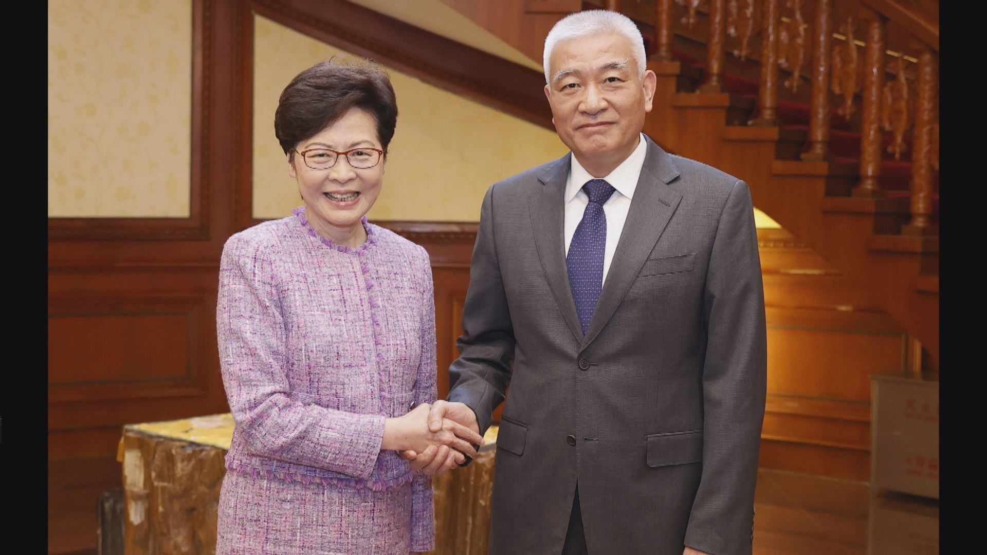 林鄭月娥訪京　與商務部等部委領導會面