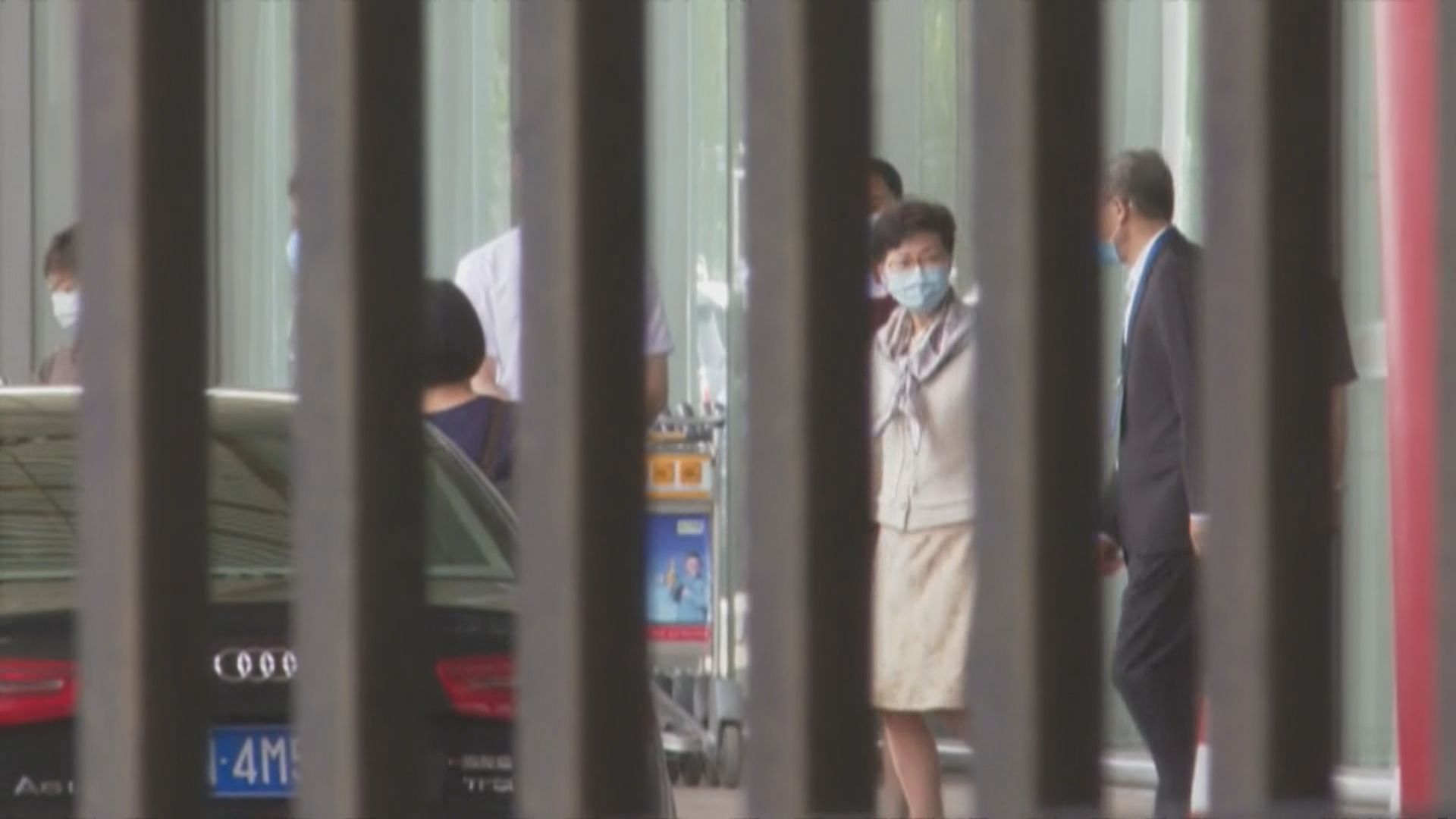 林鄭抵京就港區國安法立法向中央表達意見