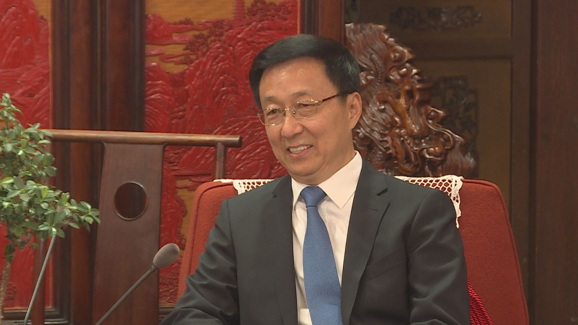 韓正：港獨主義、黑暴、主張攬炒繼續下去會衝擊一國