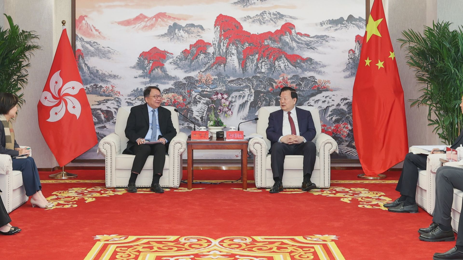 夏寶龍接見陳國基　陳國基：繼續推動北都大學城發展